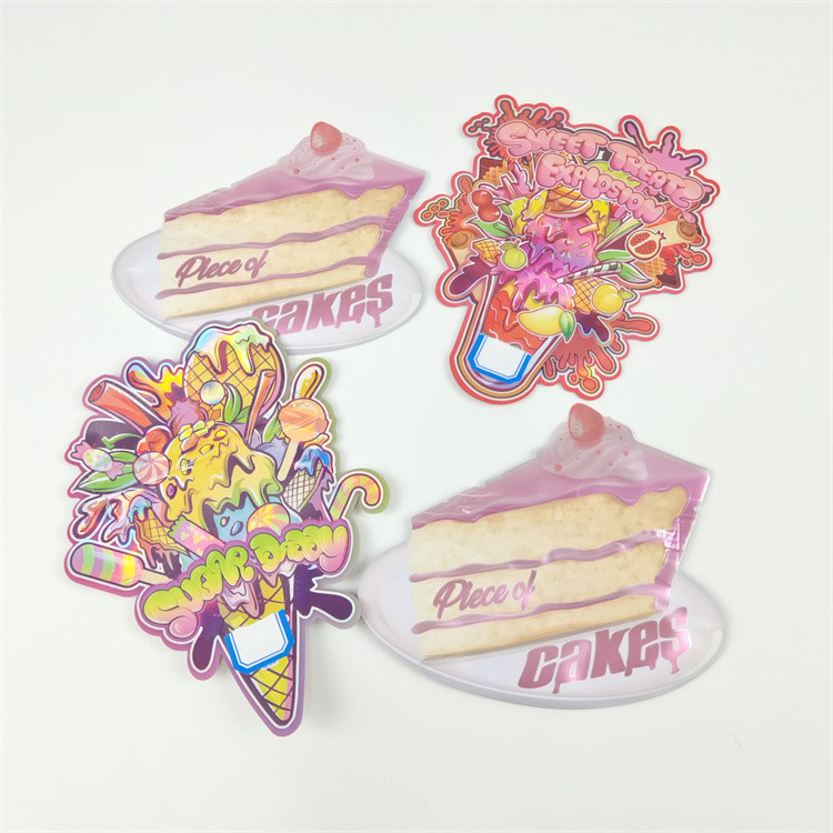 デイカット 3.5g 特殊形袋 クッキー キャンディー スナック スタンドアップ ザイプバッグ