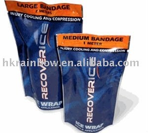 食品等級の PE は食糧のためのジッパーによって包む軽食のプラスチック袋を立てます