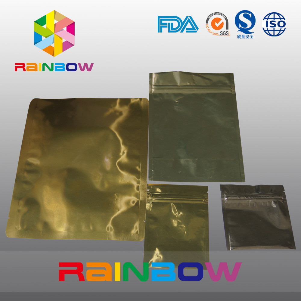 金のアルミ ホイル電子プロダクトのための反静的な袋のジッパーの袋のパッキング