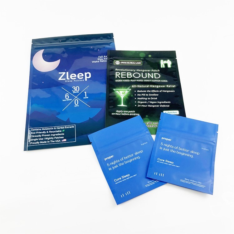 生物分解性ホイルのクラフト紙の空の磨き粉は化粧品のサンプル3側面によって密封される袋を袋に入れる