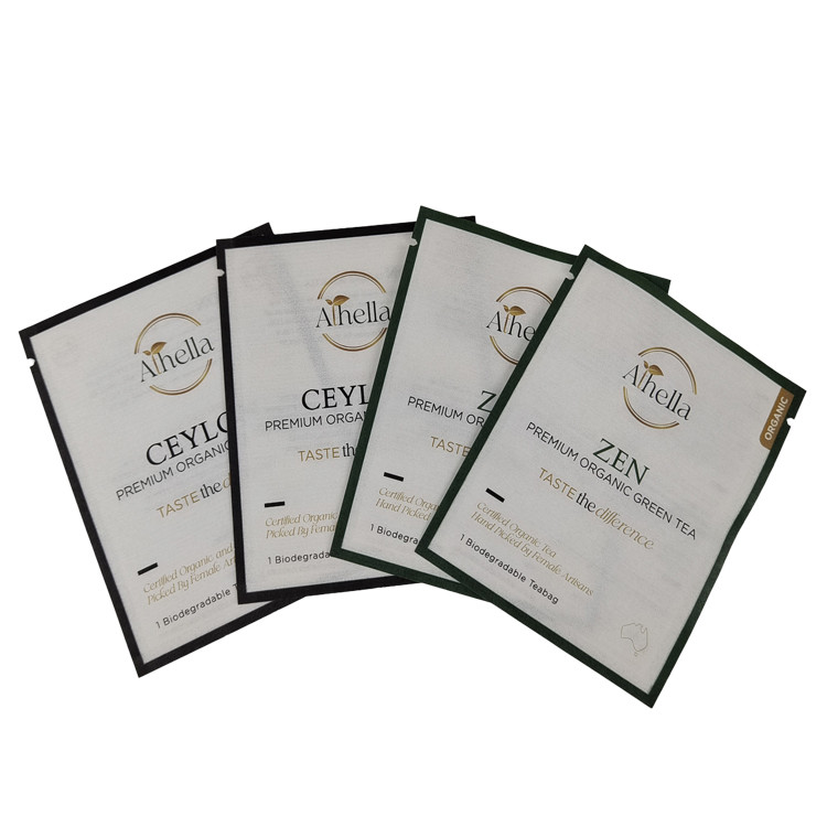カスタム食品グレード 生物分解性 スタンドアップ クラフト紙袋 3.5g 7g ゴミ菓子 梱包