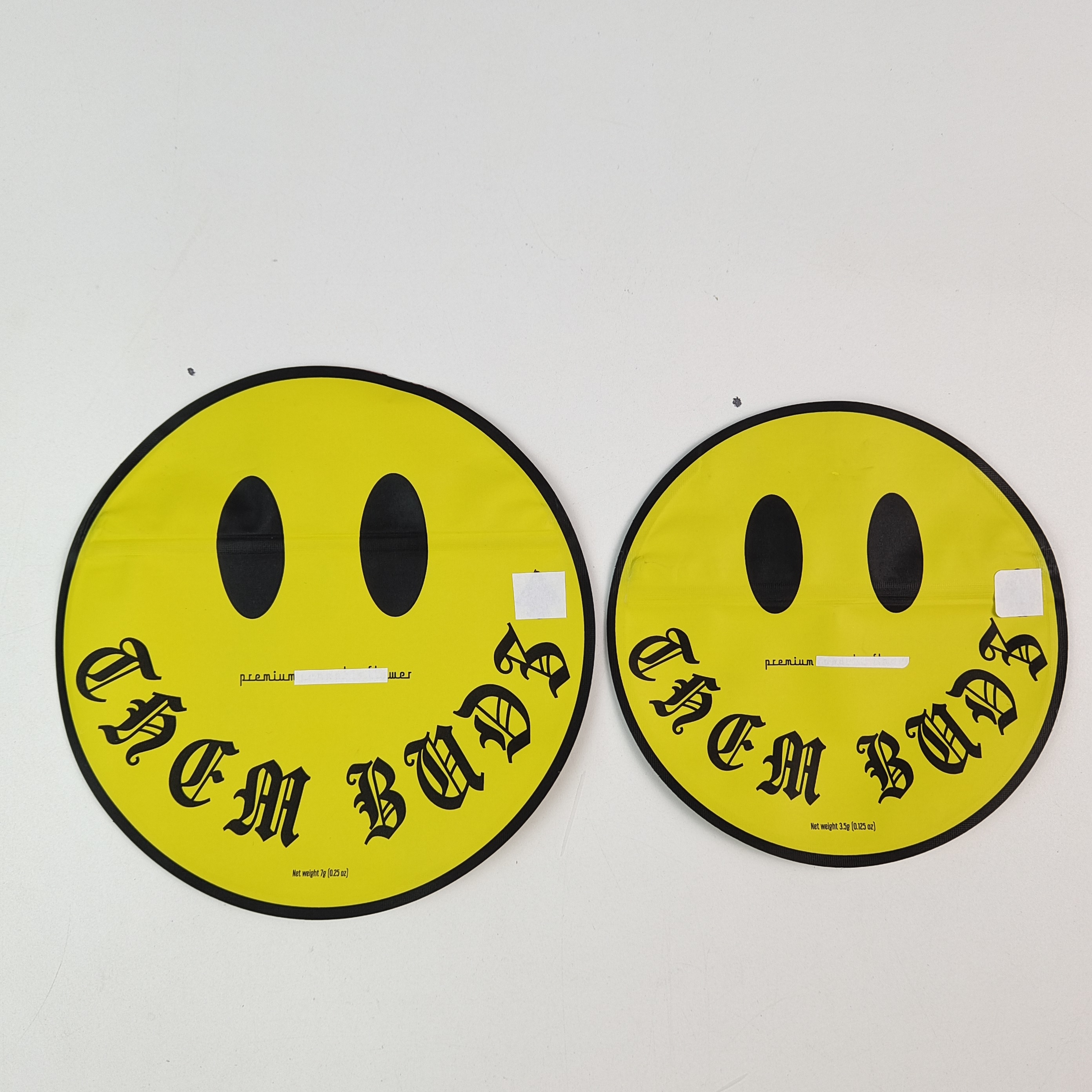 不規則 3.5g 7g マイラー袋 ザイパー付き プリント アルミホイル 臭いが通らない 食用プラスチック袋