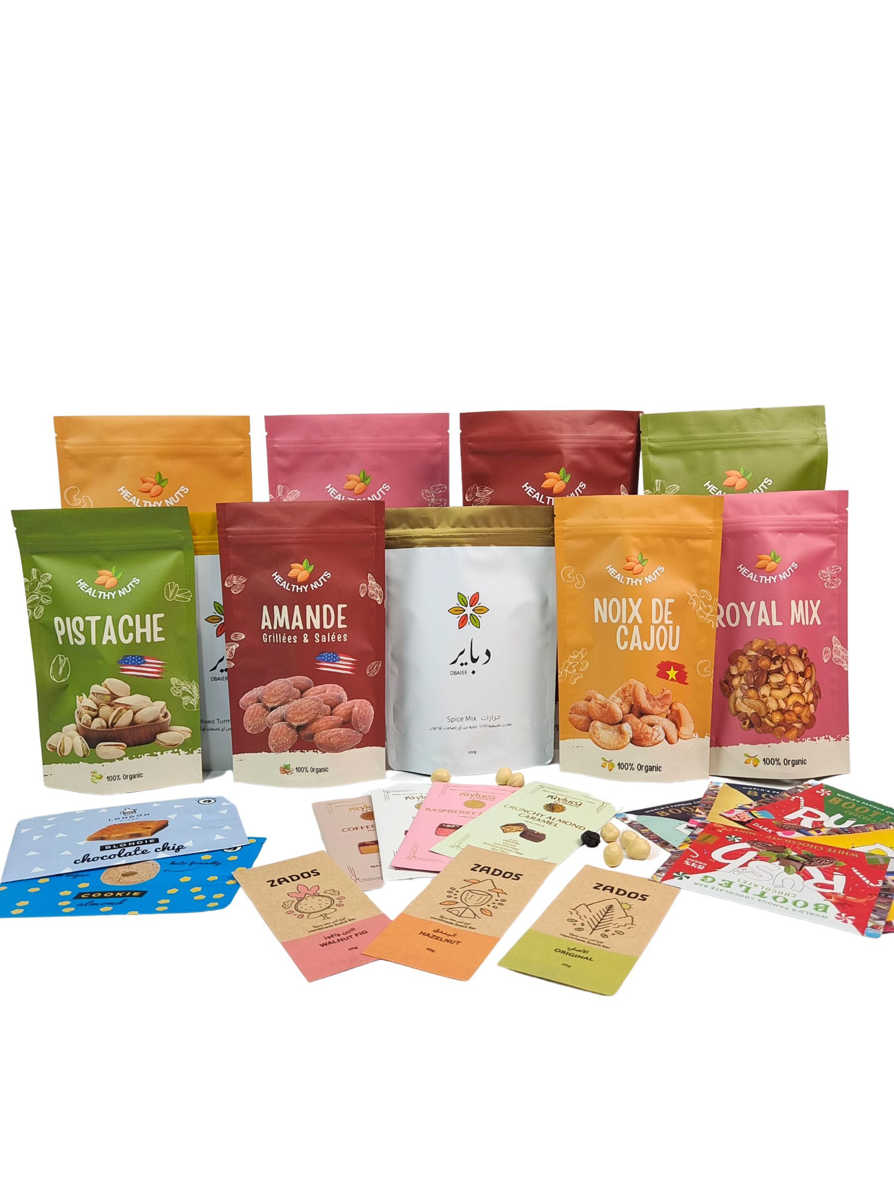 生分解性食品グレードスナック包装ヒートシールアルミ箔ジッパーバッグ、ナッツ、お茶、コーヒー、ペットフード用