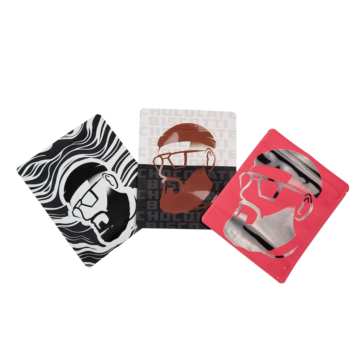 カスタム印刷 3.5g-28g 再封可能 防臭マイラー食品バッグ