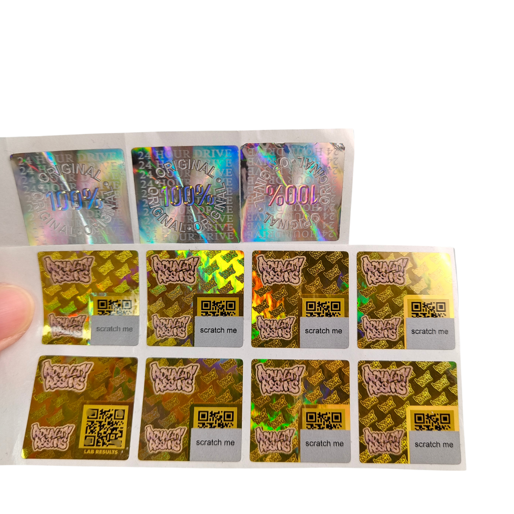 スクラップブック用紙用接着ビニールPVC紙ステッカー防水UVホログラム印刷パーソナライズされたロゴ包装ラベル