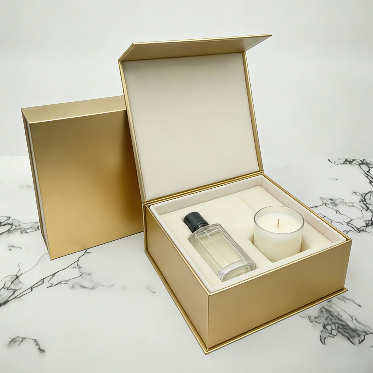 オーダーメイド ロゴ 高級 大型 マット紙紙 生物分解性 磁気閉塞式 折りたたみ 箱 パッケージ 化粧品 梱包