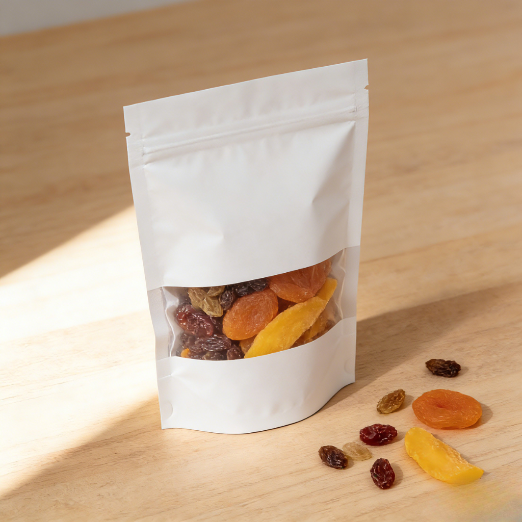 カスタマイズされた生物分解性クラフト紙 熱密封シップロック 防湿食品包装袋