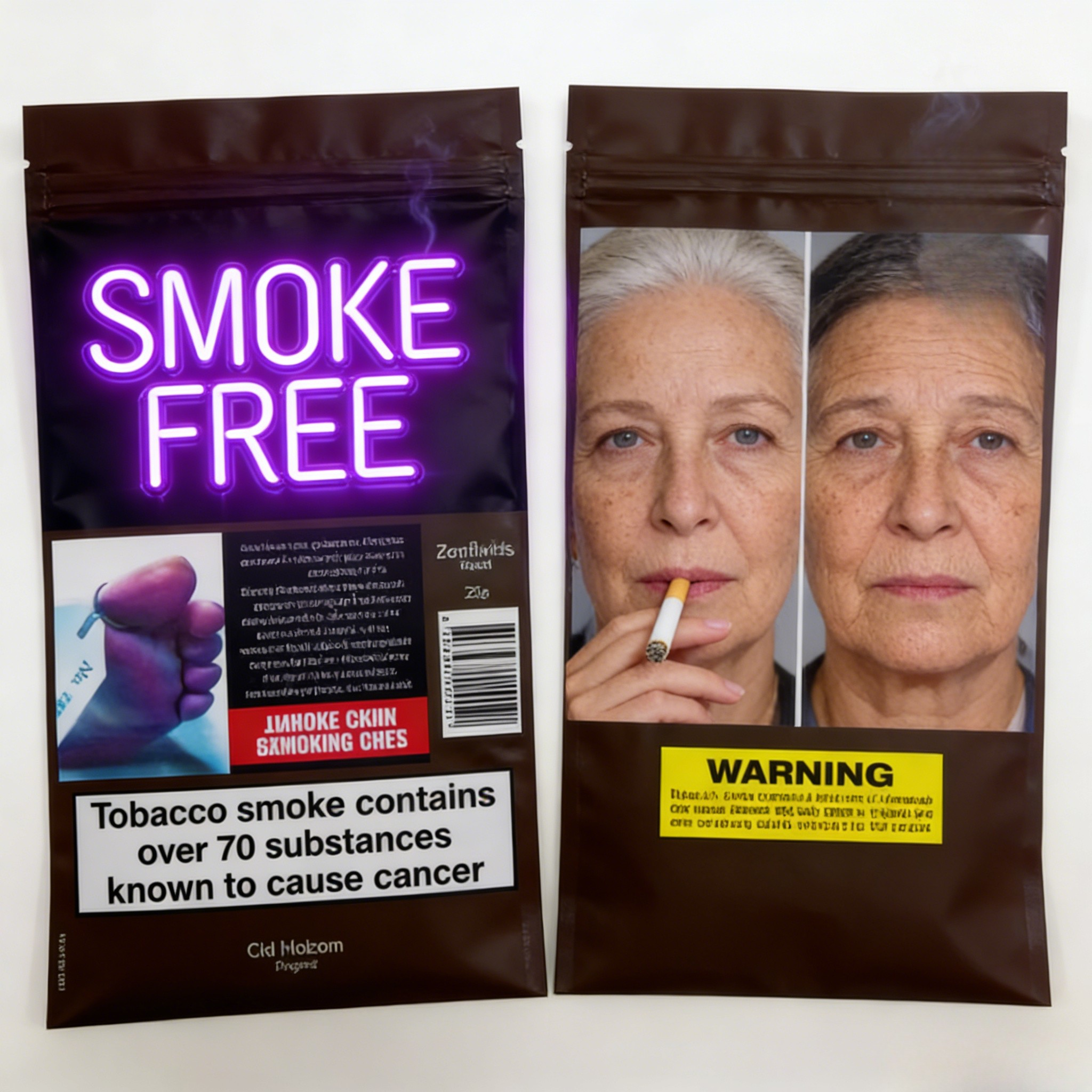 再封可能な3面シール 25g 30g 40g 50g 100g 喫煙葉タバコバッグ ローリングタバコポーチ ジッパー付き