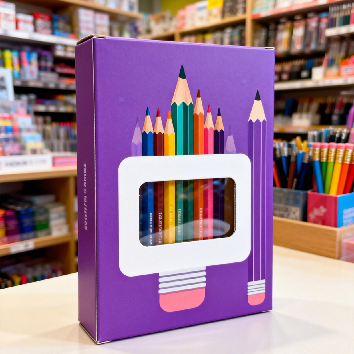 クリアウィンドウディスプレイ付きカスタムサイズ紙箱、食品包装用350g厚さ