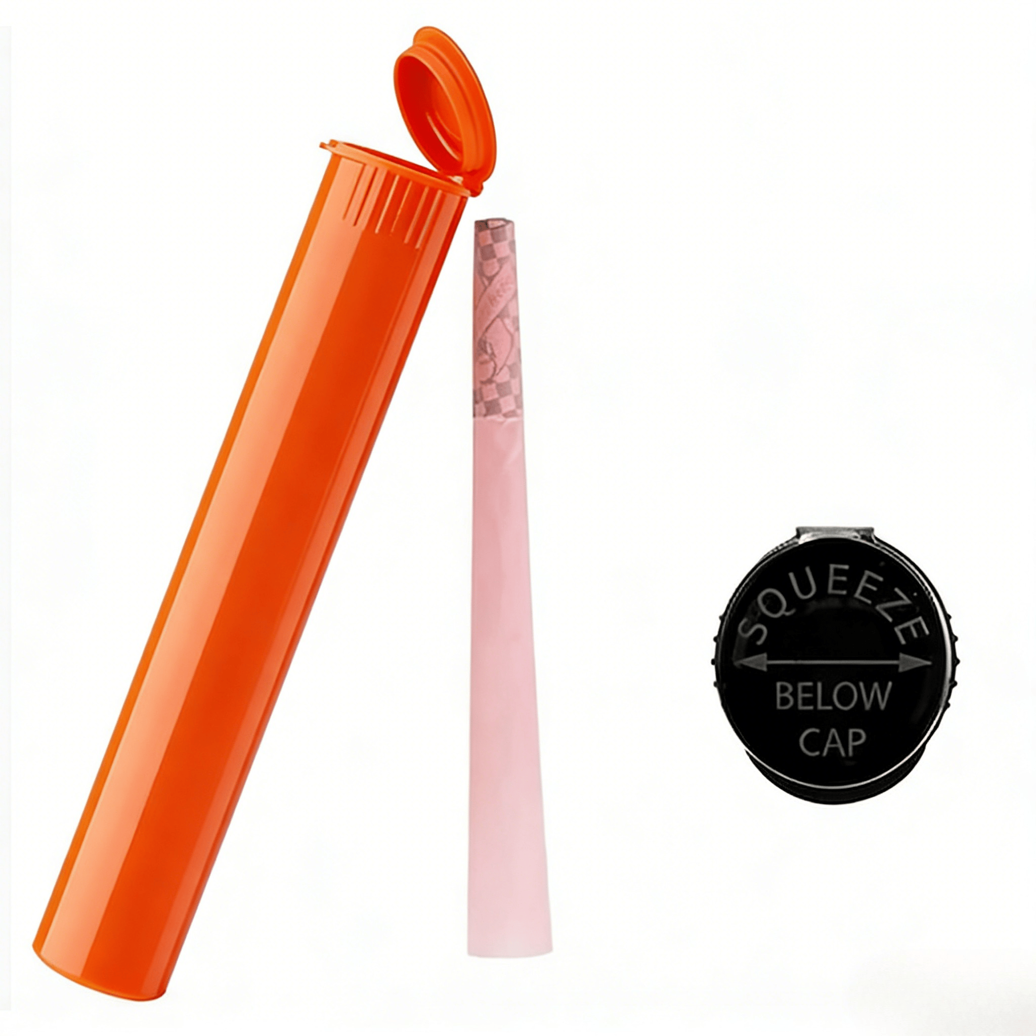 カスタムカラー 80mm 98mm 109mm 116mm 子供耐圧 ポップトップ チューブ プラスチック プリパッキング ローリングチューブ ラベルステッカー付き