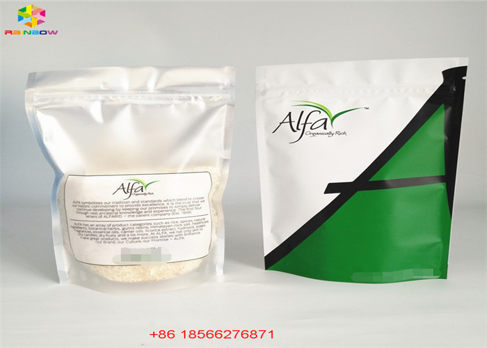 Reclosableジッパー ロックを包む明確な銀製のプラスチック袋はアルミ ホイルを袋に入れます