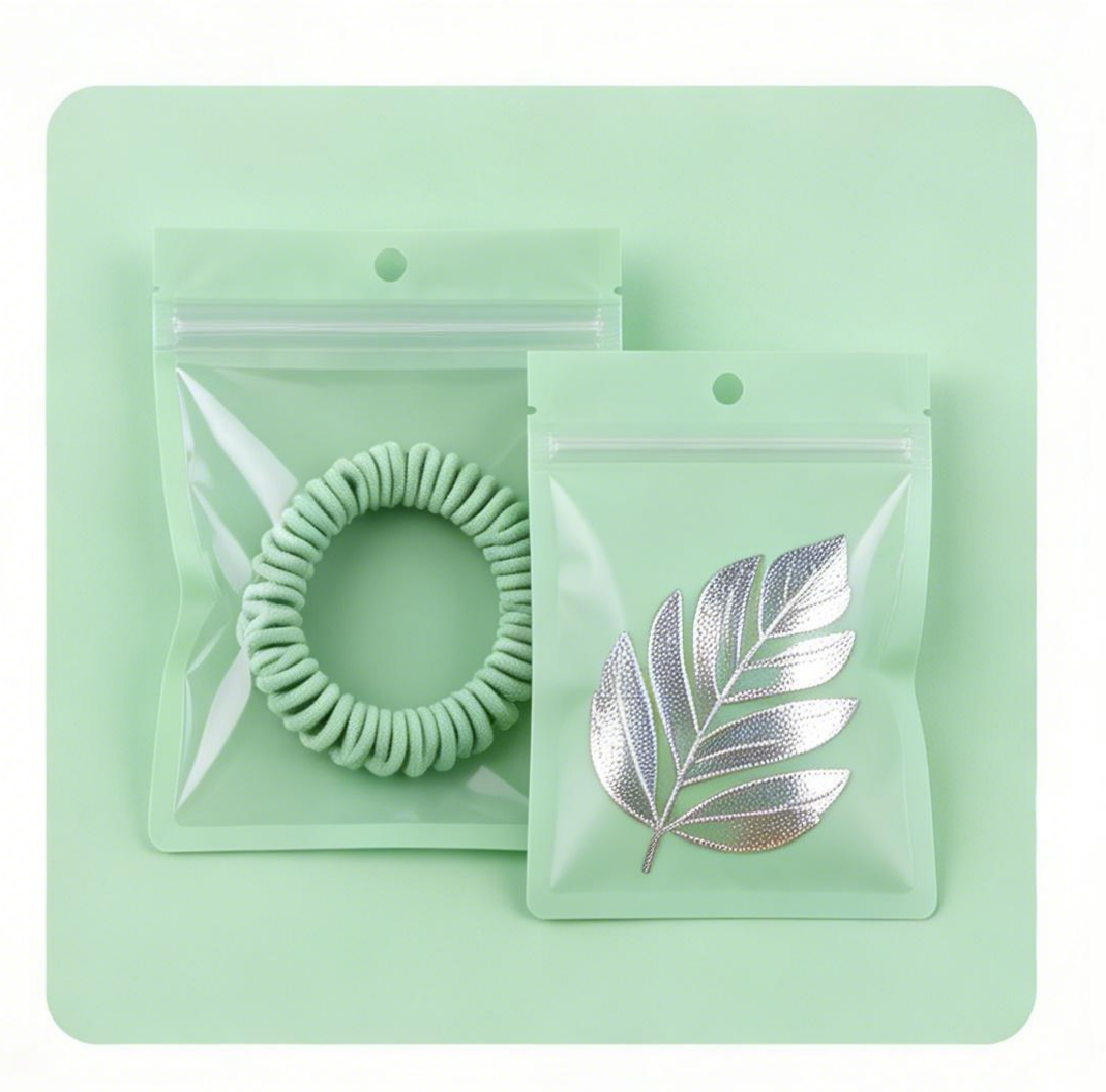 オーダーメイド PE プラスチック袋 ジュエリー イヤリング リサイクル 抗酸化 一面透明 ザッパーロック 収納袋