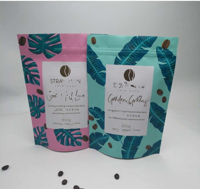 食品等級は茶パッキングのための袋袋のプラスチック注文ホイルの無光沢の終わりを立てます