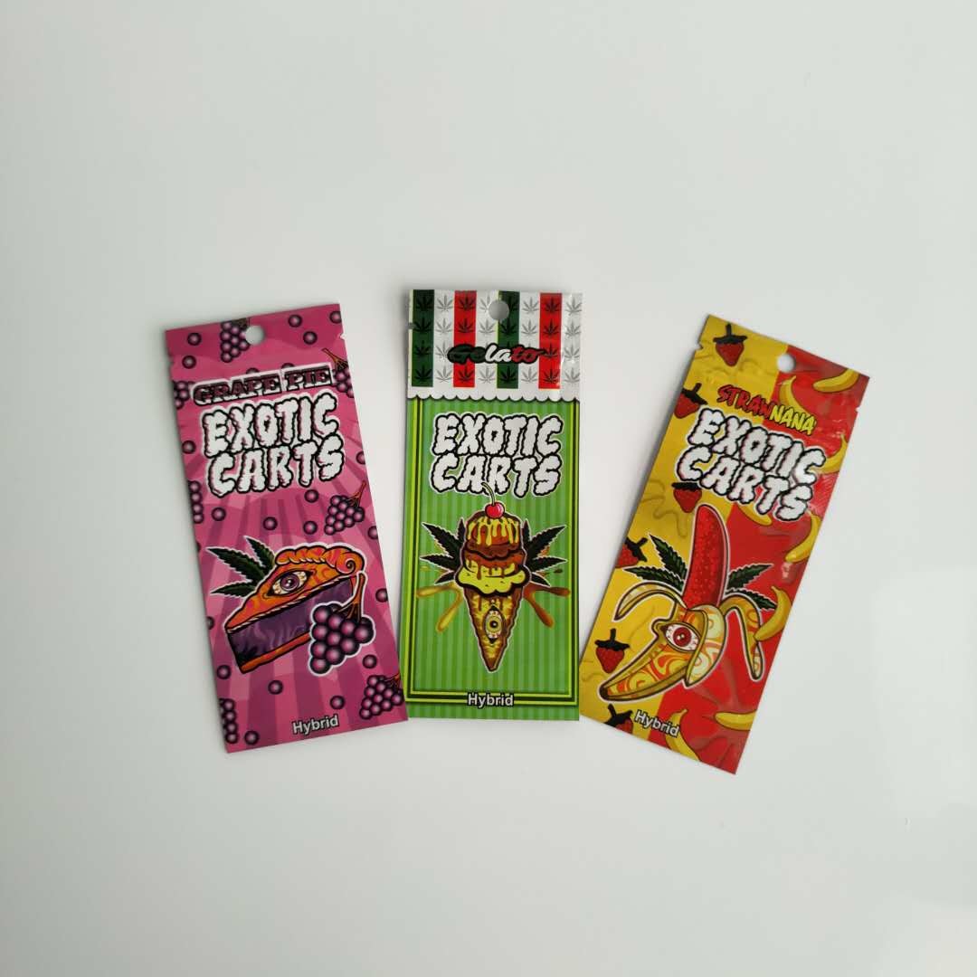 ResealableジッパーのVapeオイルのペンの弾薬嚢を包む3つの側面によって密封されるプラスチック袋