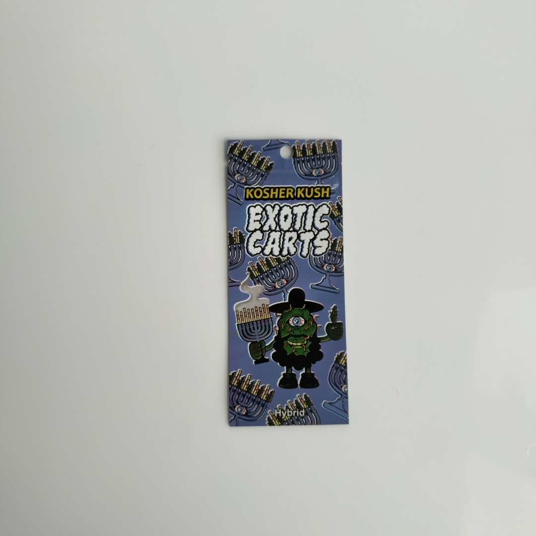 Ziplockが付いているカートの金の先端のマイラー エキゾチックな袋を包む再使用可能なプラスチック袋