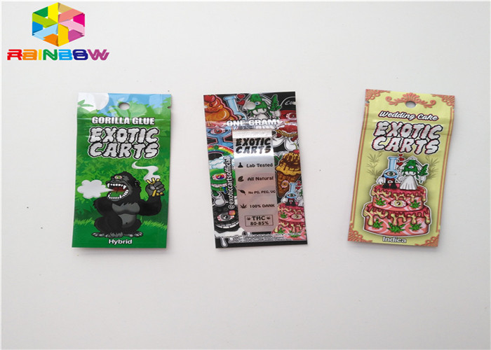 破損のノッチとのアルミ ホイルのジッパー ロックのポリ袋の食品包装の袋の注文のサイズ