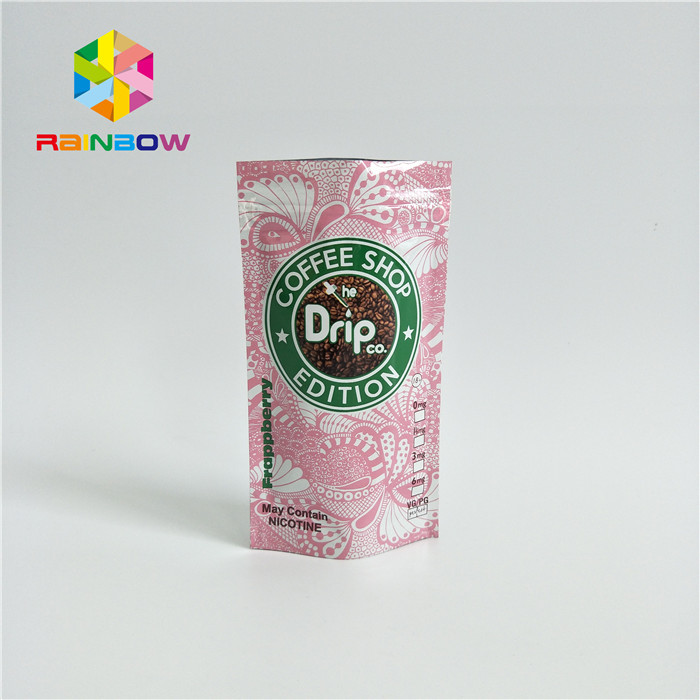 ジップ ロック式薄板にされた物質的なプラスチック袋の包装は1つの方法弁が付いている袋を立てます