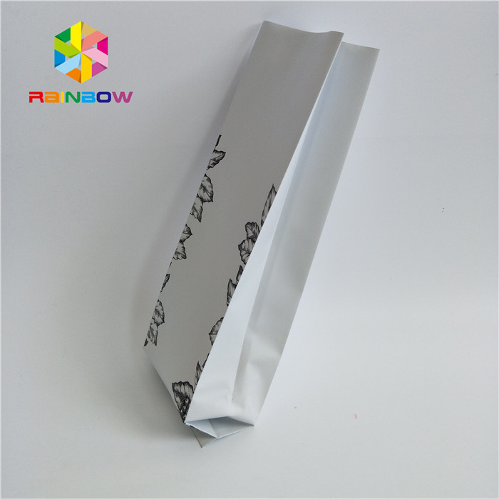 クラフト紙の側面のガセットはコーヒー袋、密封されたポリ袋の注文の印刷を立てます