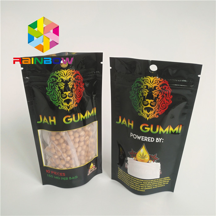 ジップ ロック式印刷されたホイルによって薄板にされるマイラーは袋のMmjの雑草のインド大麻の包装を立てます