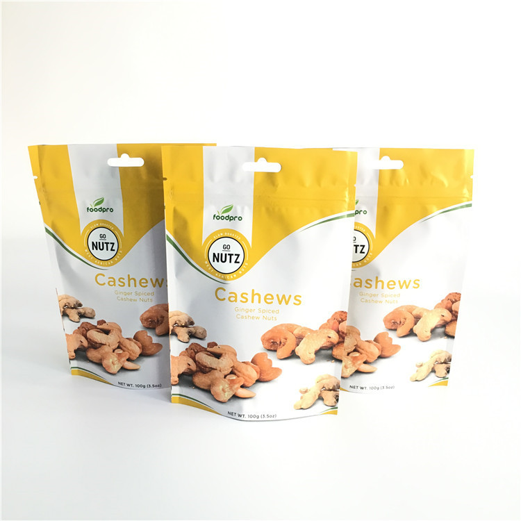 注文の印刷のプラスチック袋の包装は1つの方法ガスを抜く弁が付いているジッパー袋を立てます