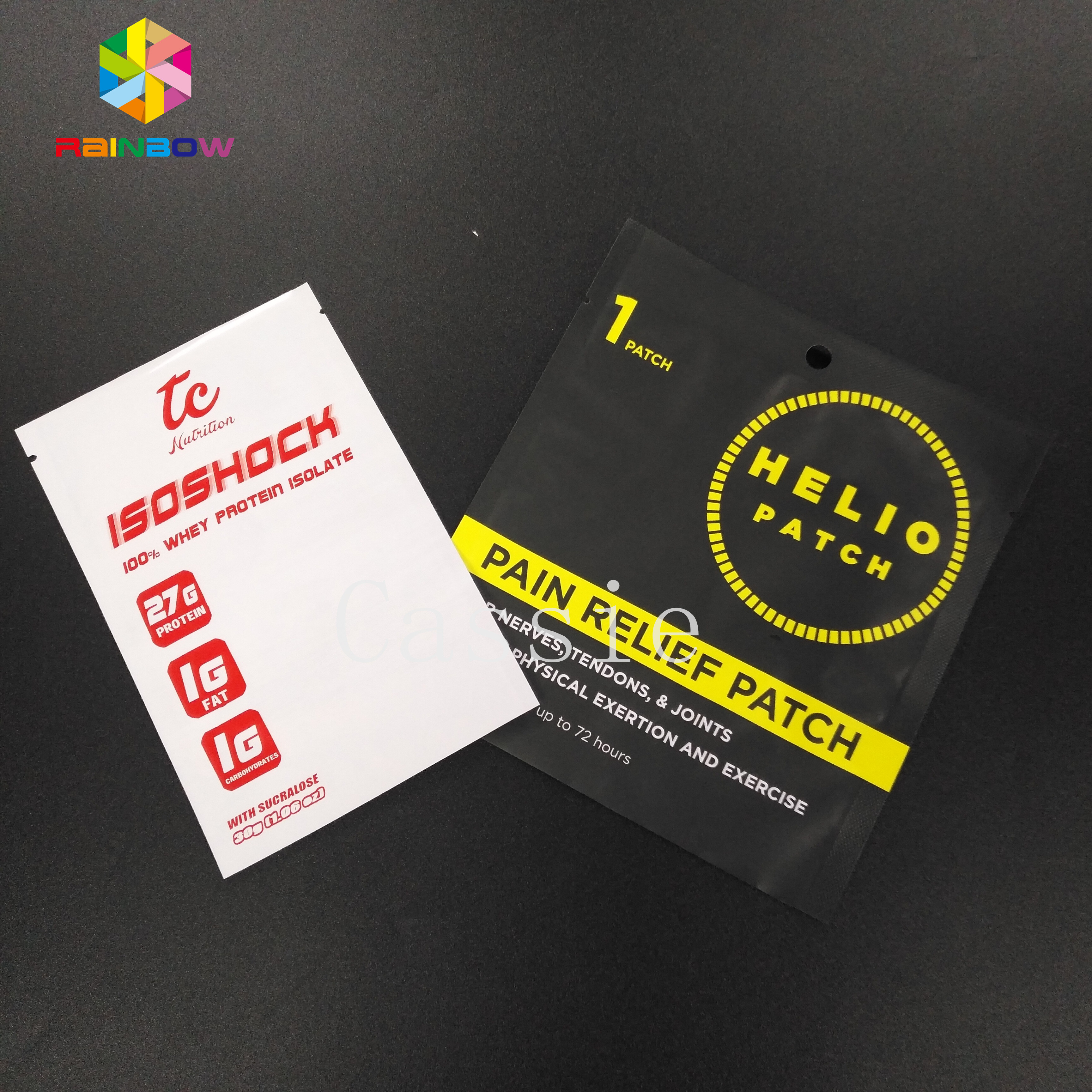 マイラーのプラスチック アルミニウム袋のジッパーとの小型サンプル貯蔵を包む無光沢のプラスチック袋