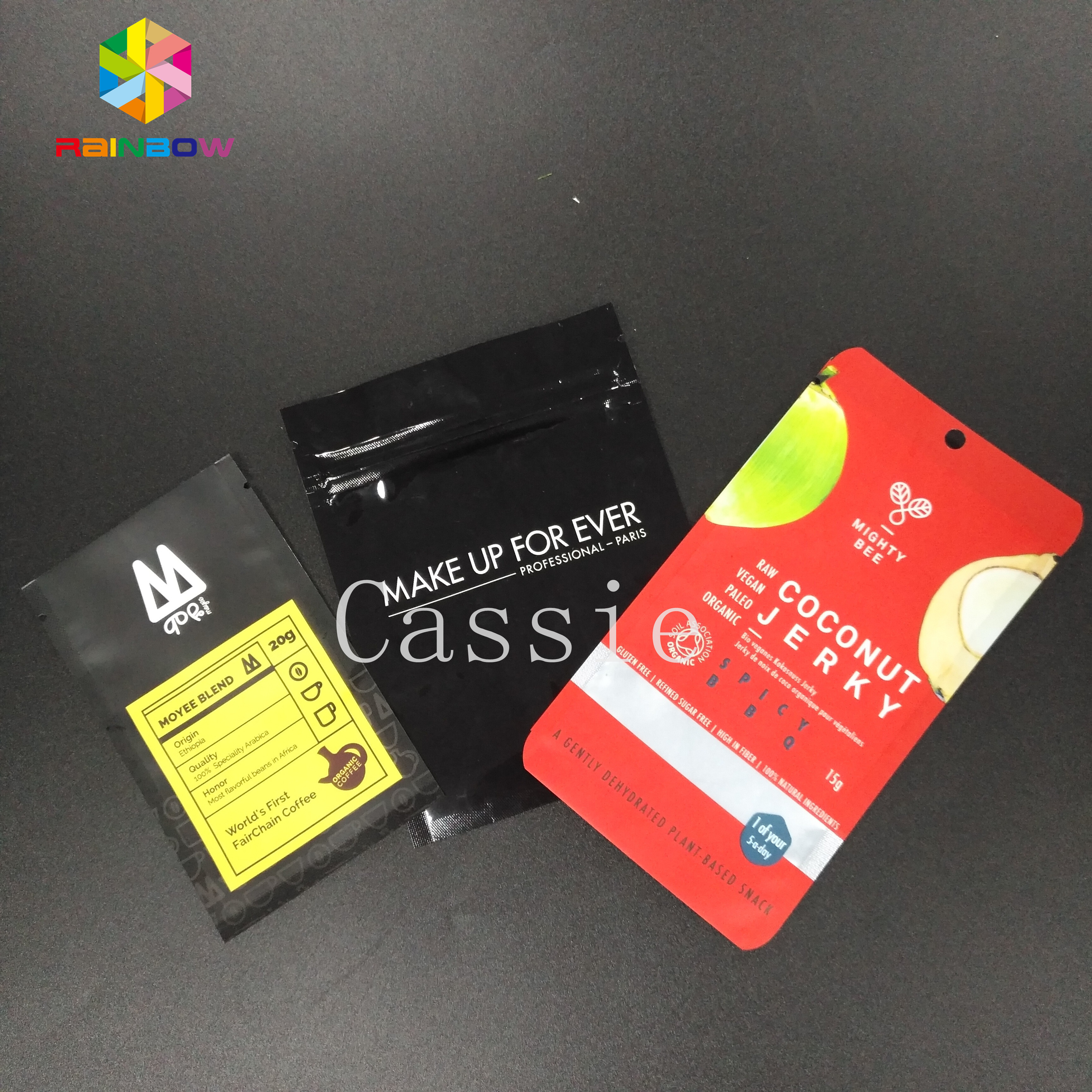 特別な形のクリーム オイルのサンプル袋を包むアルミ ホイルのプラスチック袋