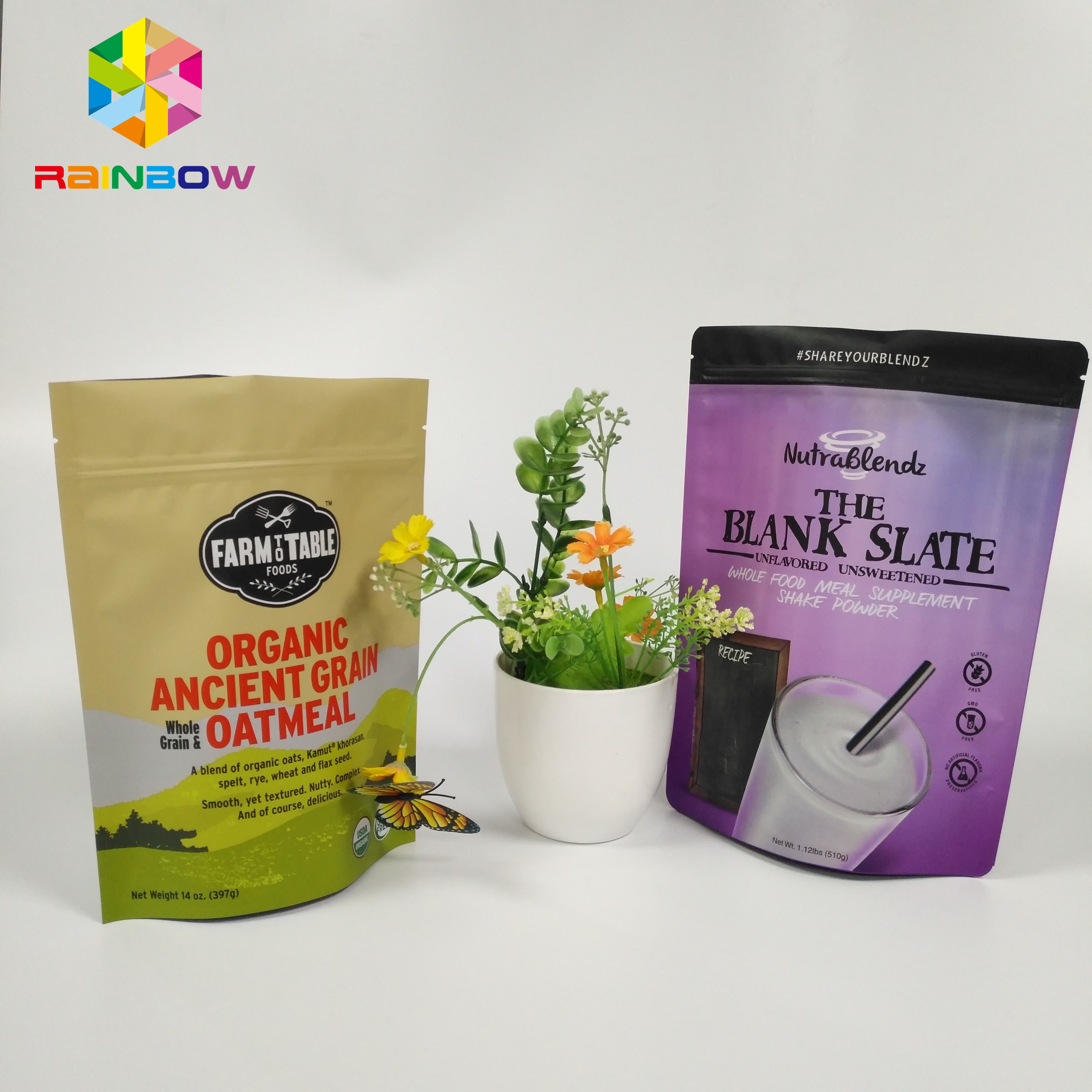 Resealable軽食袋の包装のアルミ ホイルはDoypackのジッパー ロックの袋を立てます