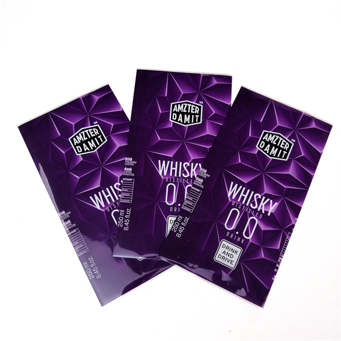 紫外線抵抗力がある収縮の袖はプラスチック水差しのラベルのための防水多彩分類します