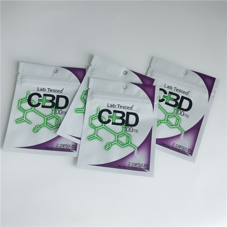 注文のラベルによって印刷されるCBDのクッキーのResealable Ziplockを包む3.5グラムのプラスチック袋