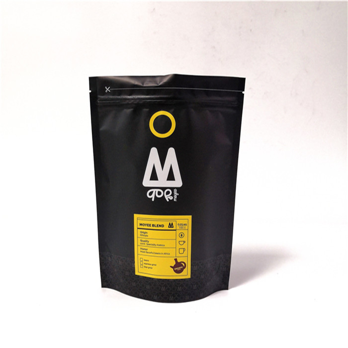 食品等級のアルミ ホイルのコーヒー バッグのGravnreの印刷を包むプラスチック袋を立てて下さい