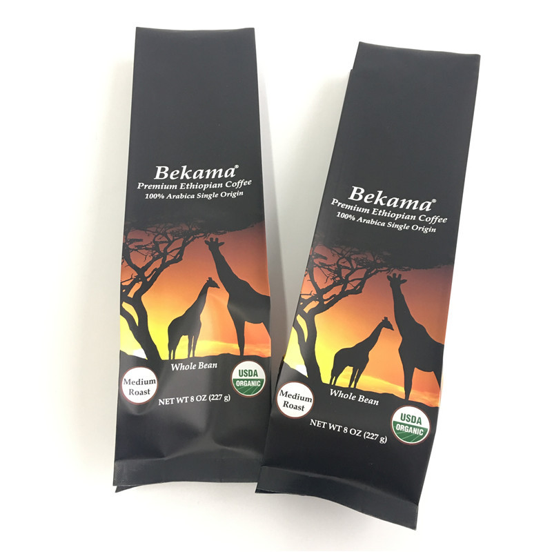 カスタマイズされるジッパーの袋袋のCYMK色を包む側面のガセットのコーヒーを立てて下さい