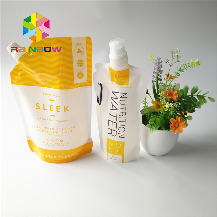 5oz/7oz再生利用できる透明なエネルギー飲み物袋を包むプラスチック口の袋