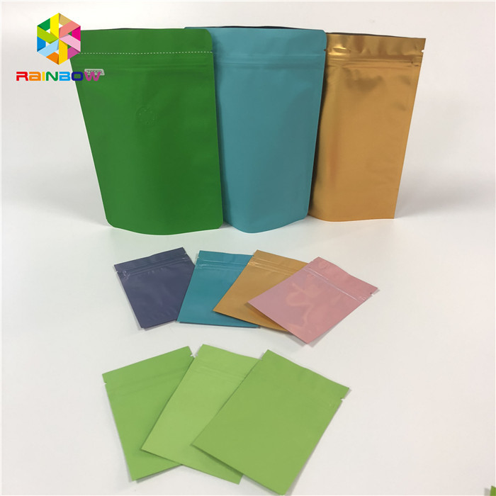 平らなジッパー ロックのヒート シールのアルミ ホイルを包む食品等級ホイルの袋は再使用可能袋に入れます
