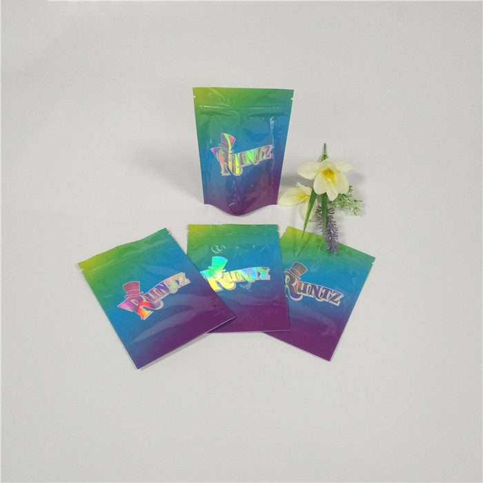 Runtzマイラーの雑草ホイルの袋包装袋の注文の冗談はパッケージを耐久と分類します