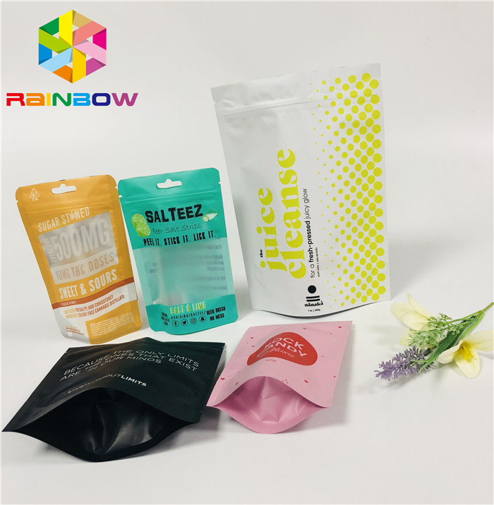 FDAマイラーはジッパーの袋、こつの穴が付いているZiplockによってを密封されるポリ袋立てます