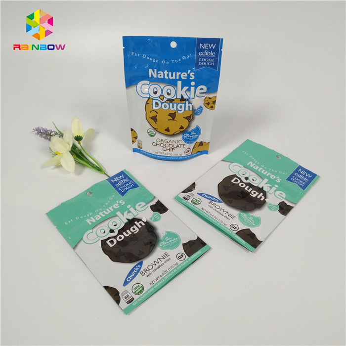 多彩で小さいマイラーのアルミ ホイルの食糧パッキング袋はビスケット/乾燥したフルーツのためのロックのファスナーを締めます