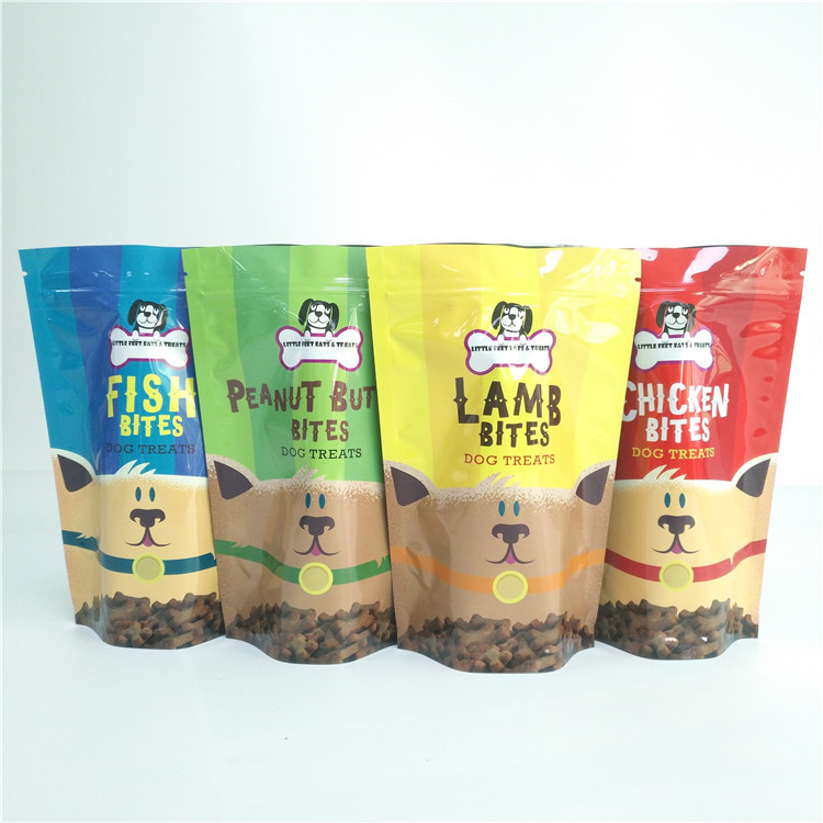 犬の御馳走貯蔵のペット フード袋の薄板にされたプラスチック再使用可能な真空の有機性袋