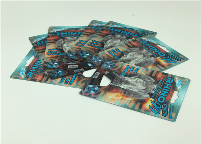 男性の高める自然な性能の性の丸薬のために包む耐久の紙カード