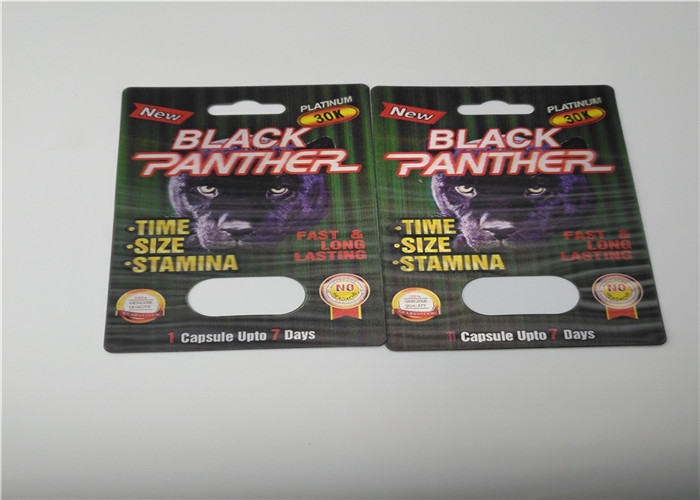 VIPの金69Kのサイの粉のカプセルの包装のディスプレイ・ケースを詰める注文のスライドのまめカード