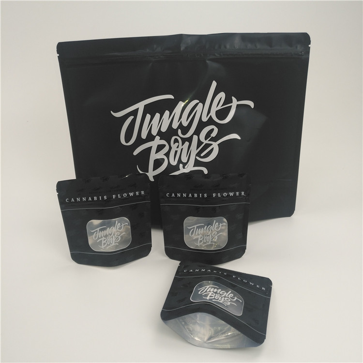 マイラー ホイルのChildproofジップ ロック式袋を包む習慣によって印刷される無光沢の草の香