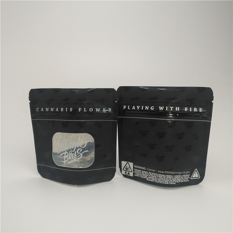 マイラーの無光沢の黒いアルミ ホイルは袋の医学のタバコの葉の包装を立てます