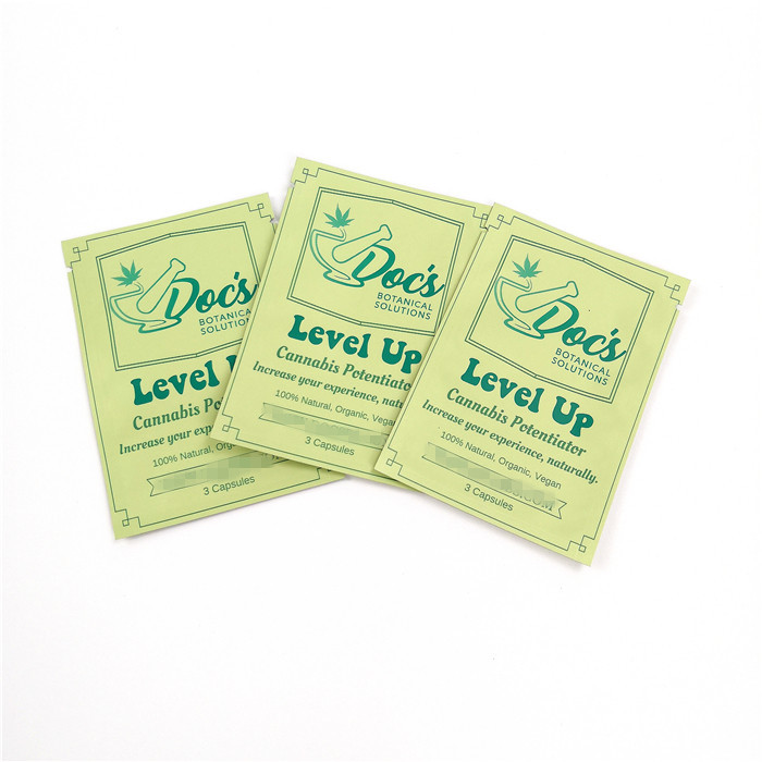 タバコ/タバコのために包むカスタマイズされた印刷されたCbd袋のプラスチック袋