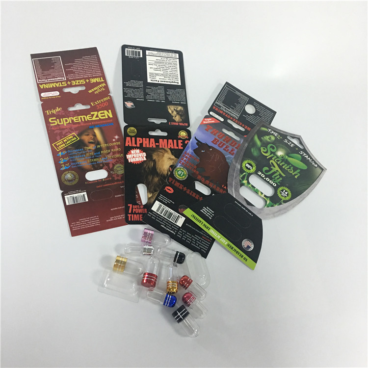 ヒョウのサイ25kの男性の強化の丸薬包装のまめの表示紙カード箱