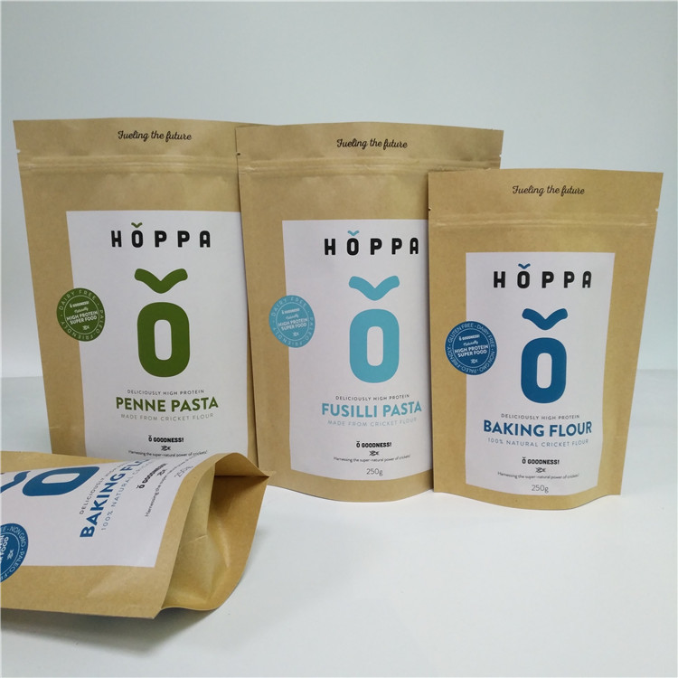 食糧粉のための貯蔵によってカスタマイズされる紙袋のアルミ ホイルのZiplock 120-180ミクロン