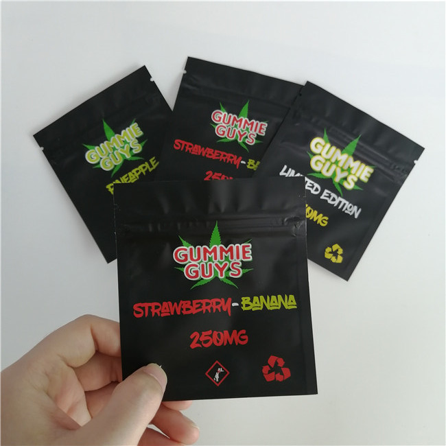 密封されるResealable 3側面を包むアルミ ホイルのジッパー ロックのプラスチック袋