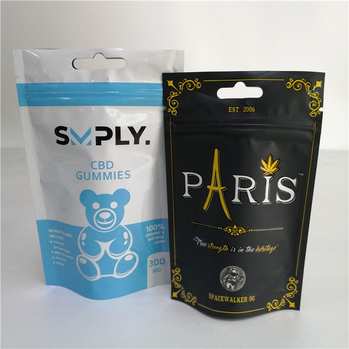 グラビア印刷の印刷は袋に入れますSherbinskis Bacio Gelatoの雑草の葉のための臭いの証拠を立ちます