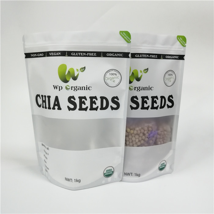 臭いの証拠の軽食袋の前部霧深いWindowsの包装のクッキーのこね粉のパフの袋