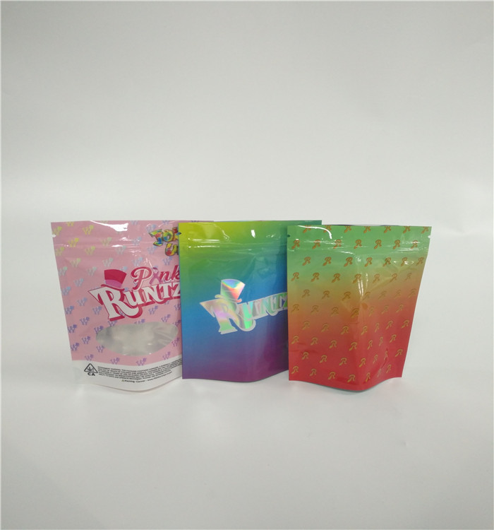 Doypackのジッパーの袋の習慣によって印刷されるロゴを包む再生利用できるジッパー ロックのプラスチック草の香