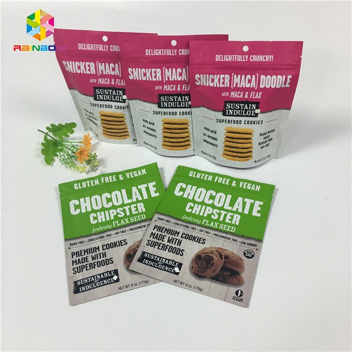 12oz 1ポンドはジップ ロック式袋、スパイスの粉のジップ ロック式の袋の無光沢の印刷を立てます