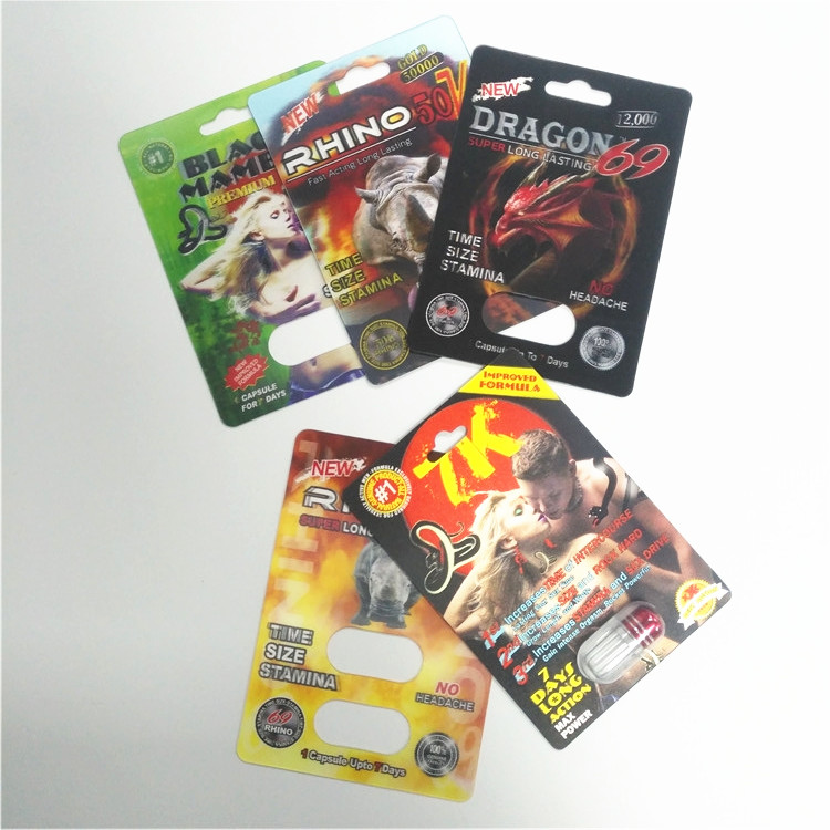 サイ シリーズ3Dを包む耐久の男性の強化の丸薬はカプセルのプラスチック包装を梳きます